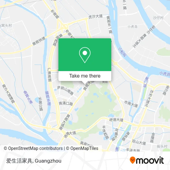 爱生活家具 map