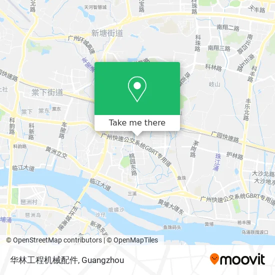 华林工程机械配件 map