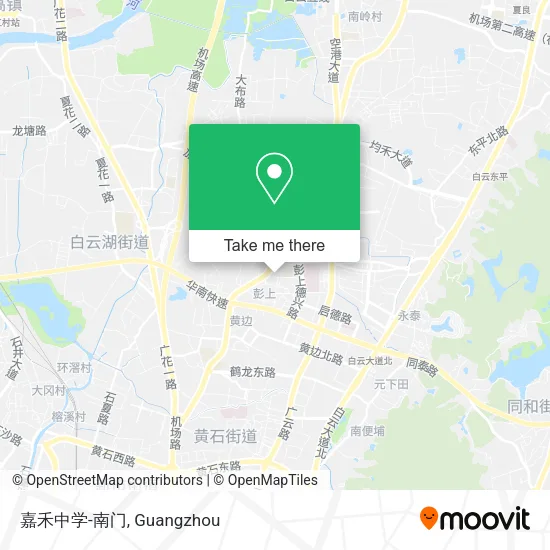 嘉禾中学-南门 map