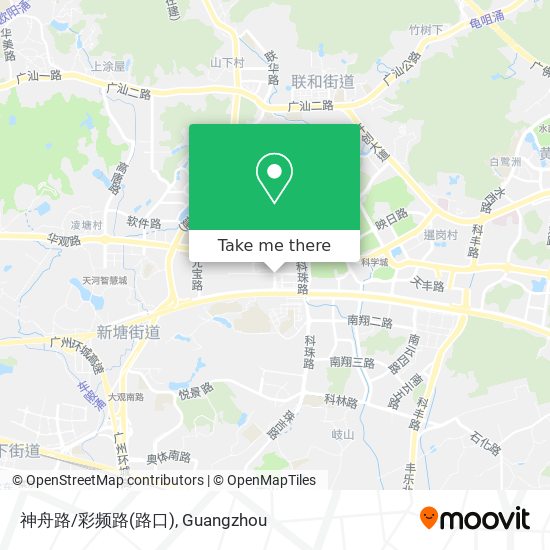 神舟路/彩频路(路口) map