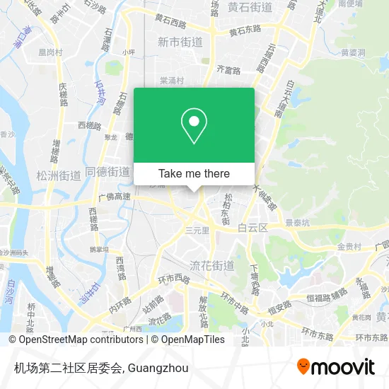 机场第二社区居委会 map