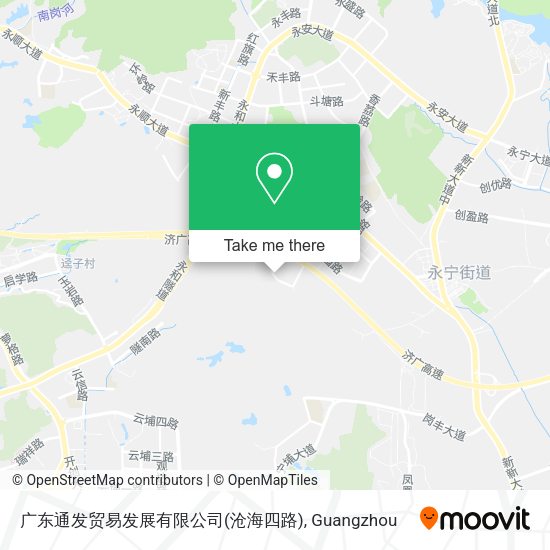 广东通发贸易发展有限公司(沧海四路) map
