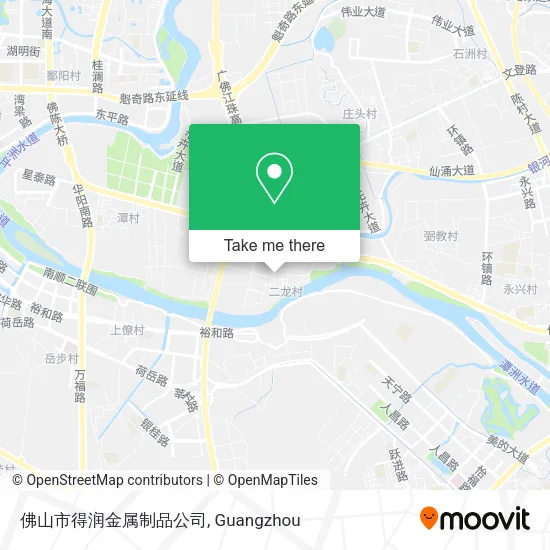 佛山市得润金属制品公司 map