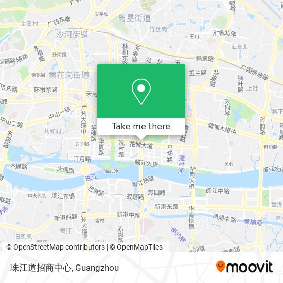珠江道招商中心 map