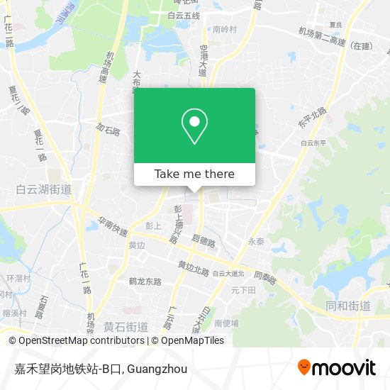 嘉禾望岗地铁站-B口 map