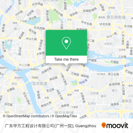 广东华方工程设计有限公司(广州一院) map