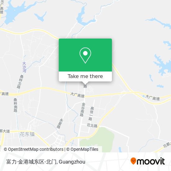 富力·金港城东区-北门 map