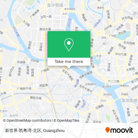 新世界·凯粤湾-北区 map