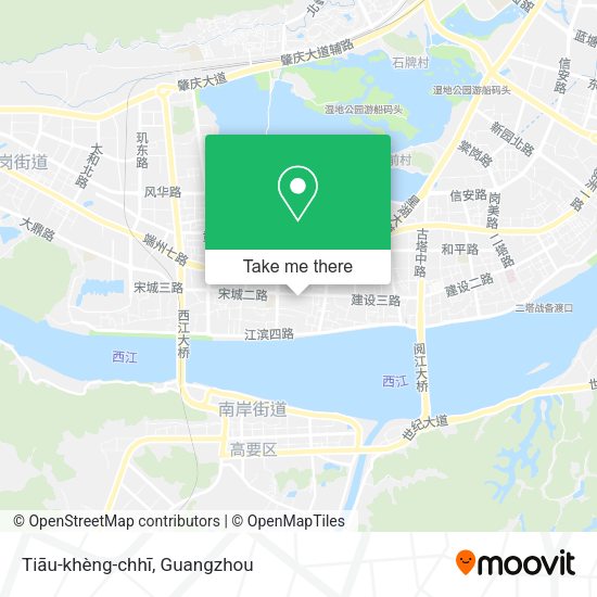 Tiāu-khèng-chhī map