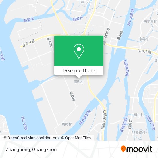Zhangpeng map