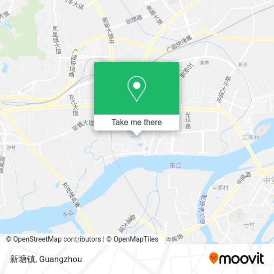 新塘镇 map