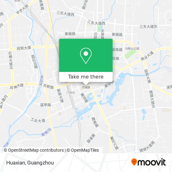 Huaxian map