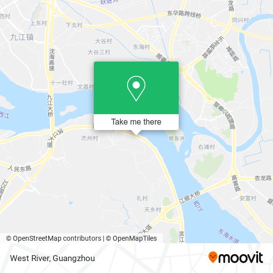 West River map