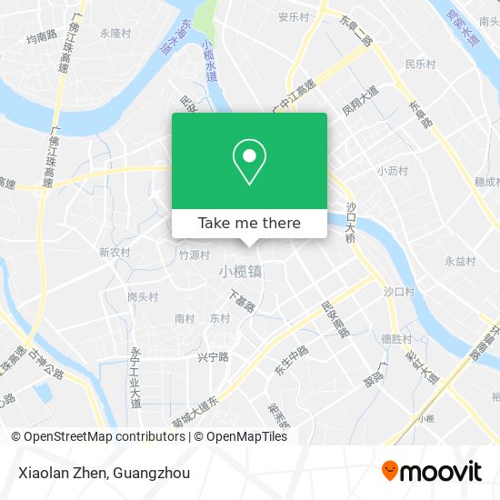 Xiaolan Zhen map