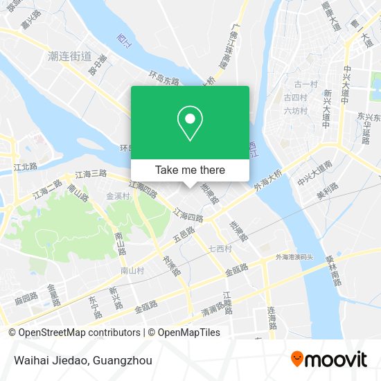 Waihai Jiedao map