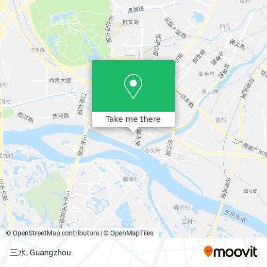 三水 map