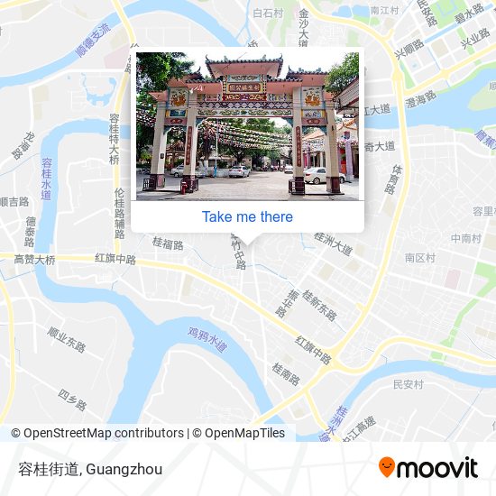 容桂街道 map