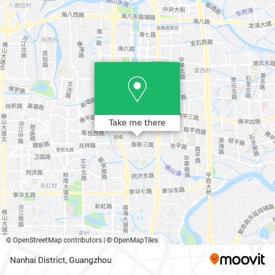 Nanhai District map