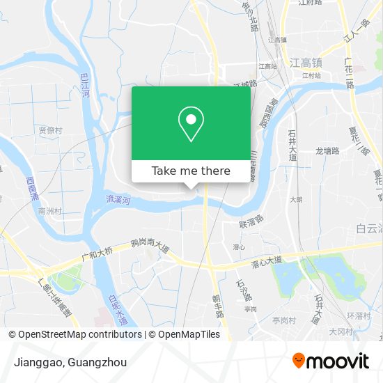 Jianggao map