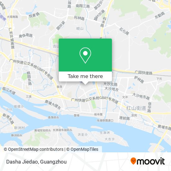 Dasha Jiedao map