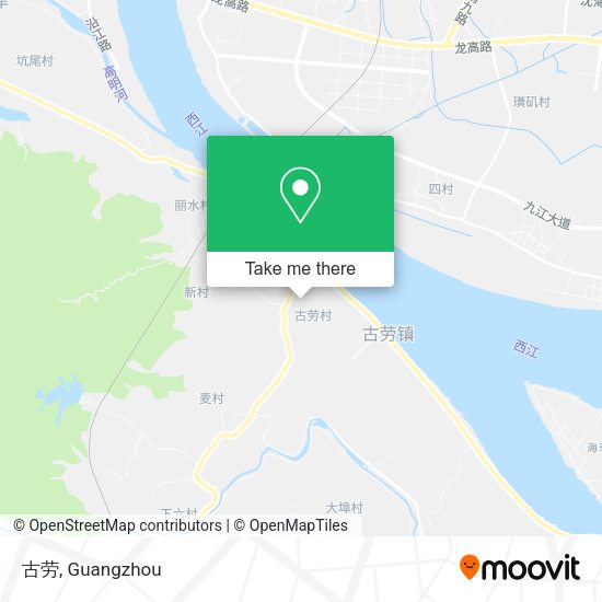 古劳 map