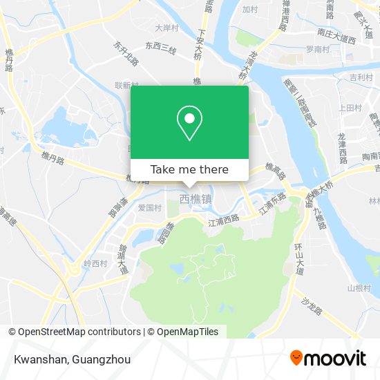 Kwanshan map