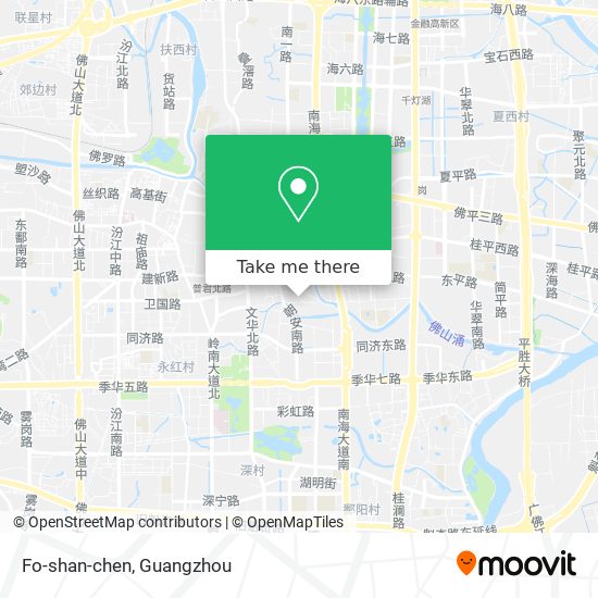 Fo-shan-chen map