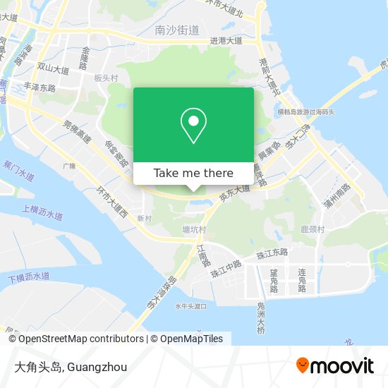 大角头岛 map