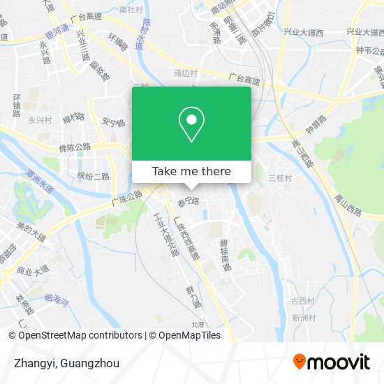 Zhangyi map