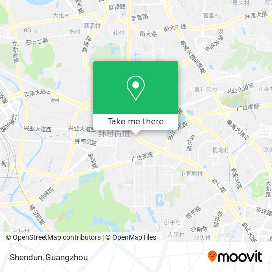 Shendun map
