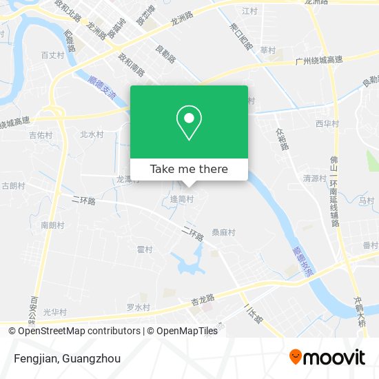 Fengjian map