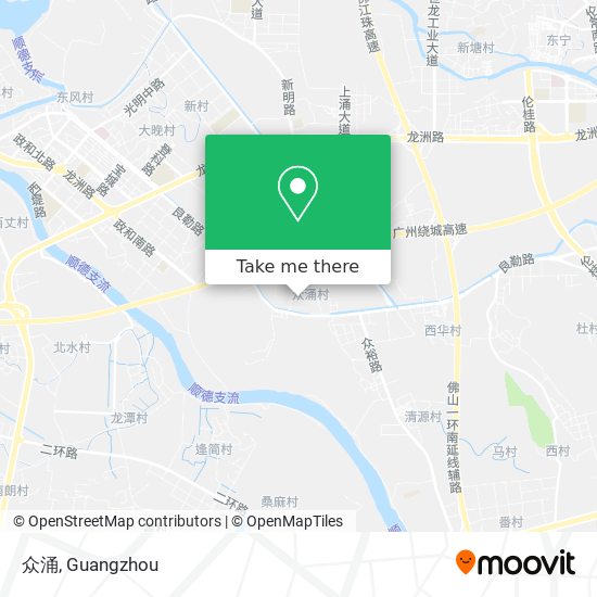 众涌 map