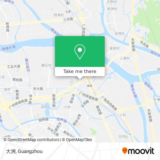 大洲 map