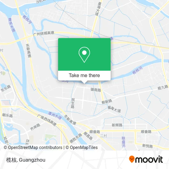 榄核 map