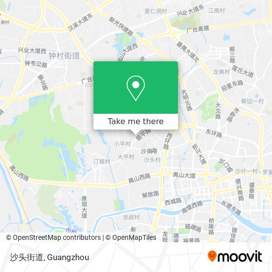 沙头街道 map