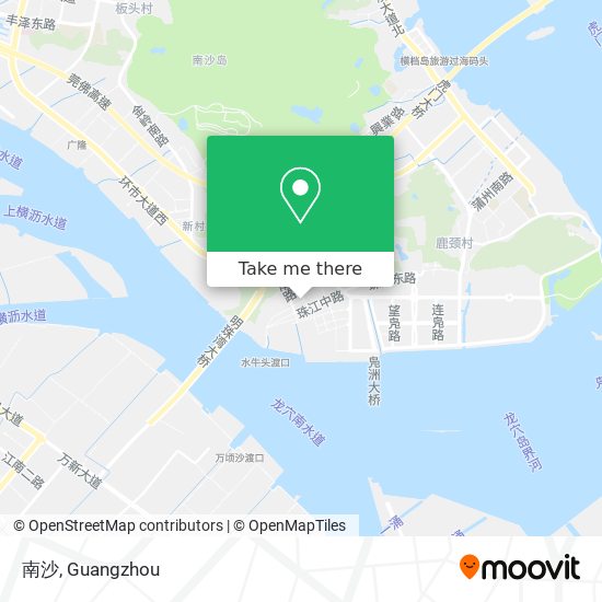 南沙 map