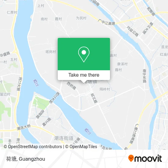 荷塘 map