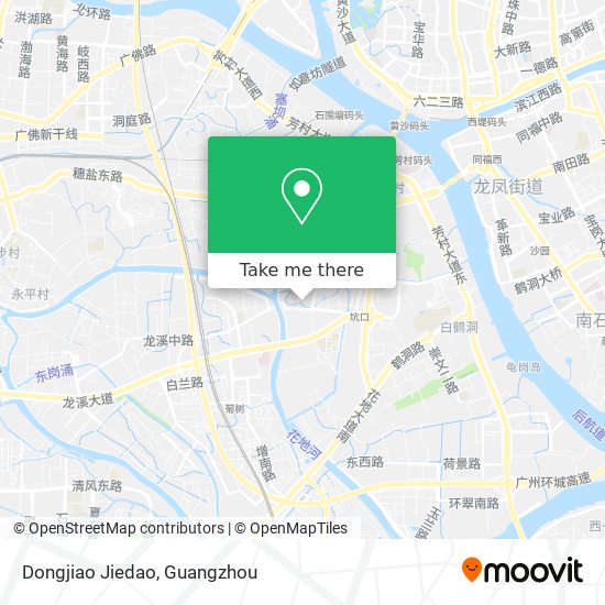 Dongjiao Jiedao map