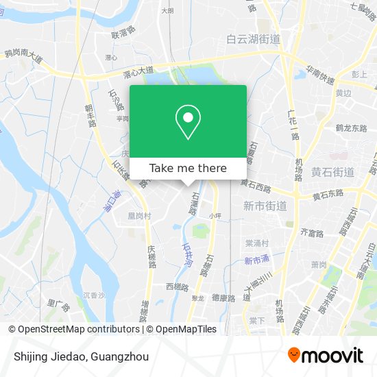 Shijing Jiedao map