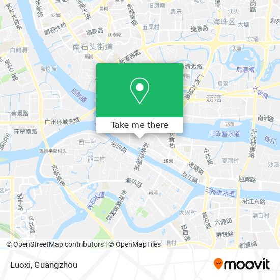 Luoxi map