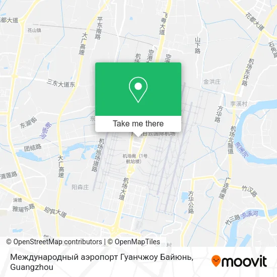 Международный аэропорт Гуанчжоу Байюнь map