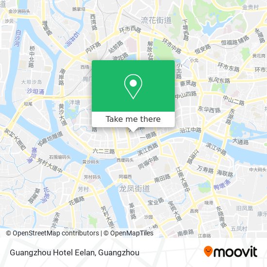 Guangzhou Hotel Eelan map