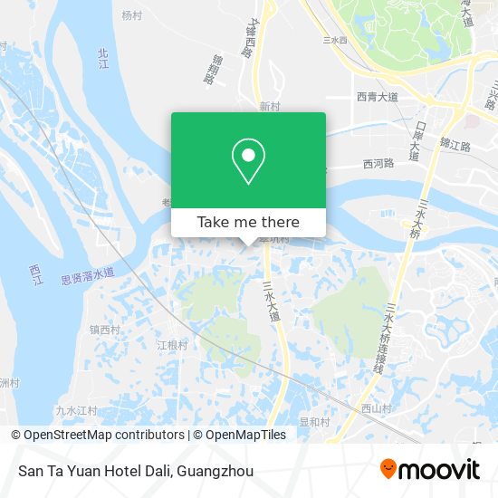 San Ta Yuan Hotel Dali map