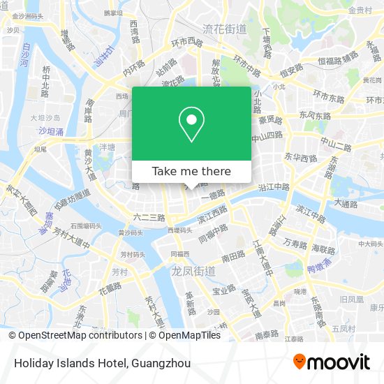 Holiday Islands Hotel map