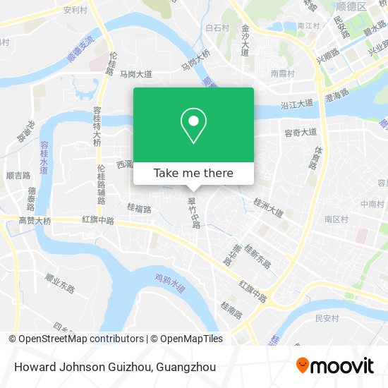 Howard Johnson Guizhou map