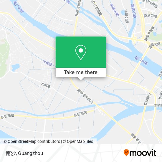 南沙 map