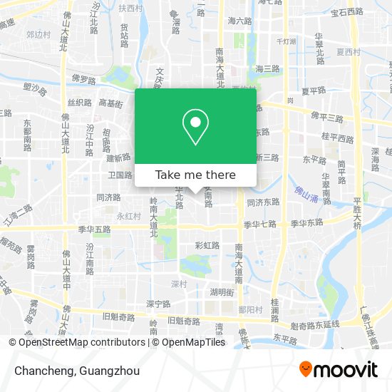 Chancheng map