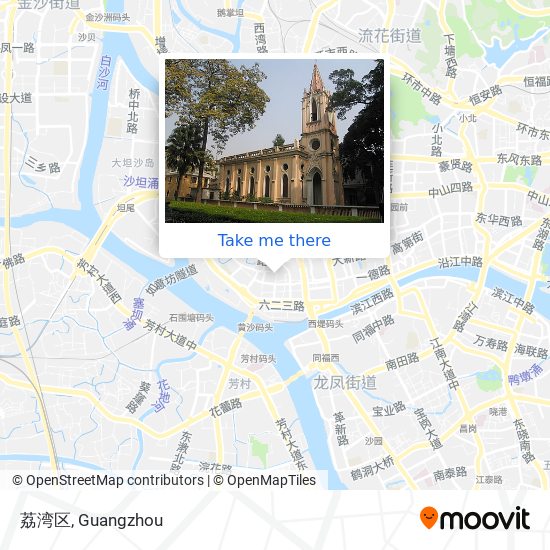 荔湾区 map