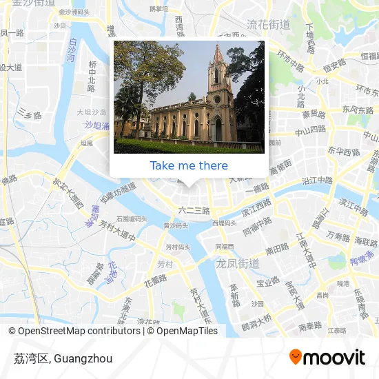 荔湾区 map