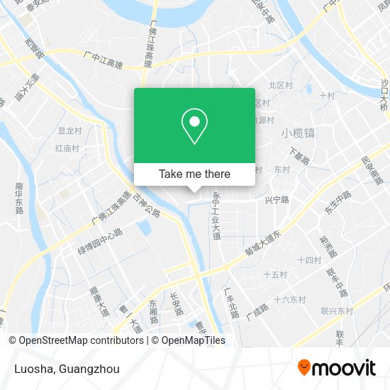 Luosha map